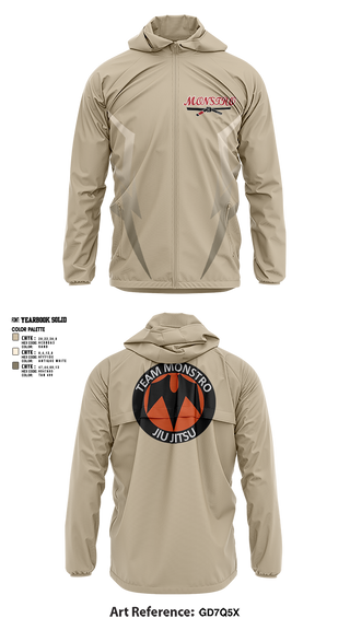 Windbreaker, Team Monstro Jiu Jitsu, , Teamtime, Team time, sublimation, custom sports apparel, team uniforms, spirit wear, spiritwear, sports uniforms, custom shirts, team store, custom team store, fundraiser sports, apparel fundraiser