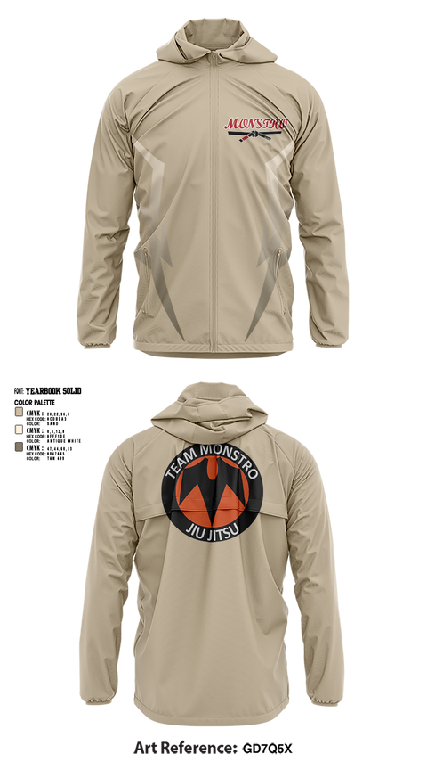 Windbreaker, Team Monstro Jiu Jitsu, , Teamtime, Team time, sublimation, custom sports apparel, team uniforms, spirit wear, spiritwear, sports uniforms, custom shirts, team store, custom team store, fundraiser sports, apparel fundraiser