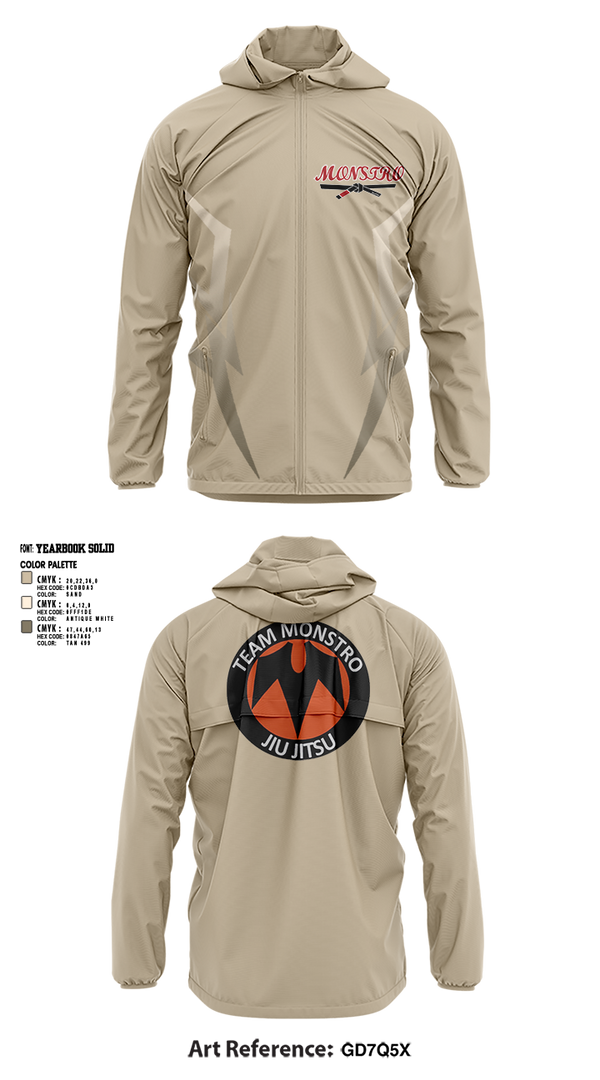 Windbreaker, Team Monstro Jiu Jitsu, , Teamtime, Team time, sublimation, custom sports apparel, team uniforms, spirit wear, spiritwear, sports uniforms, custom shirts, team store, custom team store, fundraiser sports, apparel fundraiser