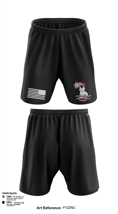 58th CEC-A Athletic Shorts With Pockets - 3