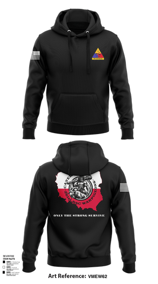 Hoodie, 261st BSC CAVEMAN PLT, , Teamtime, Team time, sublimation, custom sports apparel, team uniforms, spirit wear, spiritwear, sports uniforms, custom shirts, team store, custom team store, fundraiser sports, apparel fundraiser