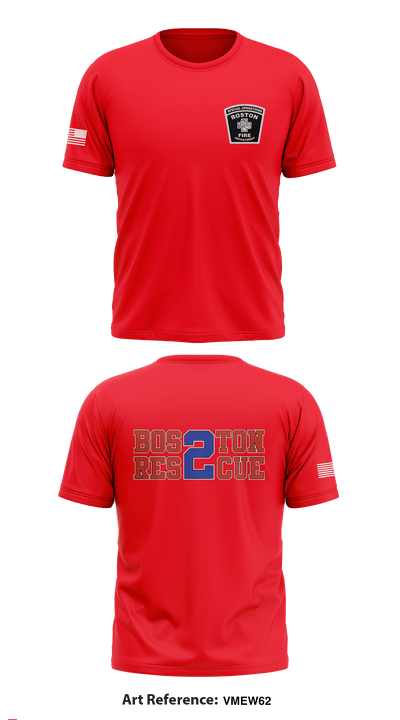 Boston Fire Department 36118843 Short Sleeve Performance Shirt - 4