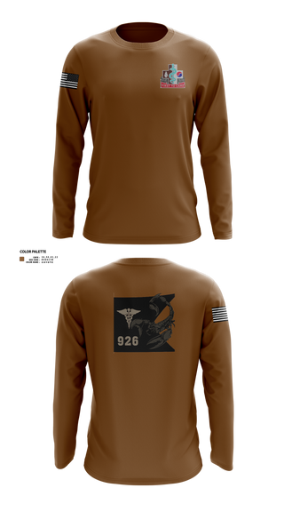 Long Sleeve Performance Shirt, 926 PM, Army, Teamtime, Team time, sublimation, custom sports apparel, team uniforms, spirit wear, spiritwear, sports uniforms, custom shirts, team store, custom team store, fundraiser sports, apparel fundraiser