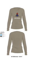 Zenobia marksmen Women's Long Sleeve V-neck Shirt - 28