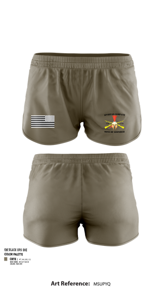 Ranger Panties, Alpha Company 1-138th Infantry Regiment, , Teamtime, Team time, sublimation, custom sports apparel, team uniforms, spirit wear, spiritwear, sports uniforms, custom shirts, team store, custom team store, fundraiser sports, apparel fundraiser