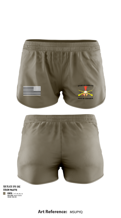 Alpha Company 1-138th Infantry Regiment 86891833 Ranger Panties - 105