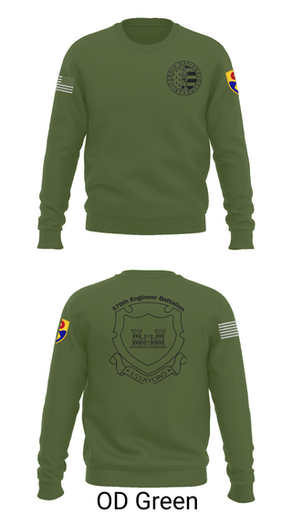 Crew Neck Sweatshirt, 132d MRBC, 579th EN BN, 49th MP DIV, , Teamtime, Team time, sublimation, custom sports apparel, team uniforms, spirit wear, spiritwear, sports uniforms, custom shirts, team store, custom team store, fundraiser sports, apparel fundraiser
