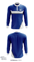 Hightstown High School Tennis 16698376 Quarter Zip Jacket - 1
