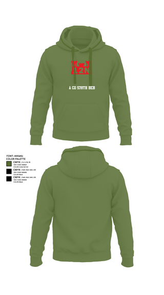 Hoodie, A co 578th BEB, , Teamtime, Team time, sublimation, custom sports apparel, team uniforms, spirit wear, spiritwear, sports uniforms, custom shirts, team store, custom team store, fundraiser sports, apparel fundraiser