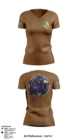Womens Short Sleeve Vneck Shirt, 319th IEW, , Teamtime, Team time, sublimation, custom sports apparel, team uniforms, spirit wear, spiritwear, sports uniforms, custom shirts, team store, custom team store, fundraiser sports, apparel fundraiser