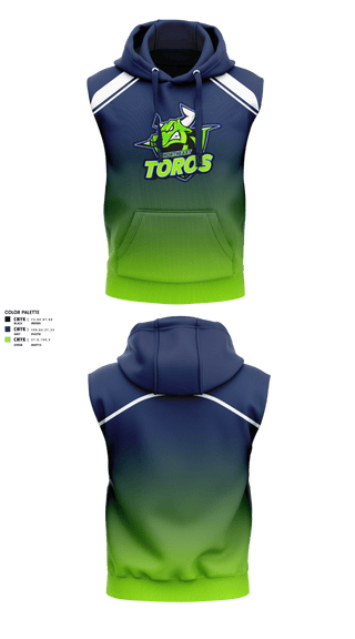 Sleeveless Hoodie, Northeast Toros Football, Football, Teamtime, Team time, sublimation, custom sports apparel, team uniforms, spirit wear, spiritwear, sports uniforms, custom shirts, team store, custom team store, fundraiser sports, apparel fundraiser