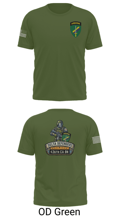 D Co 436th CA BN 62553628 Short Sleeve Performance Shirt - 56