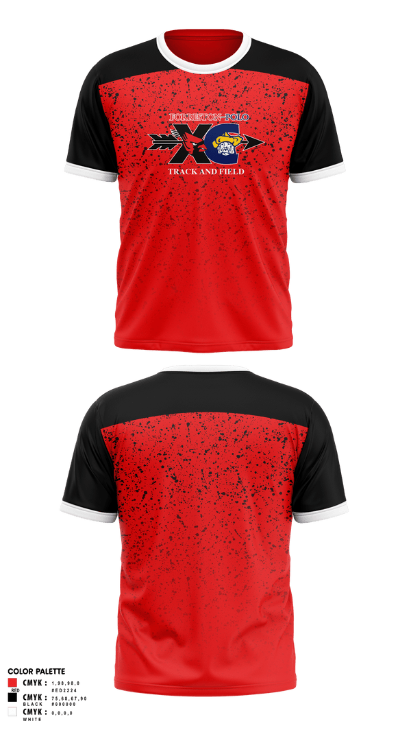 Short Sleeve Performance Shirt, Forreston High School Track and Field, Track & Field, Teamtime, Team time, sublimation, custom sports apparel, team uniforms, spirit wear, spiritwear, sports uniforms, custom shirts, team store, custom team store, fundraiser sports, apparel fundraiser