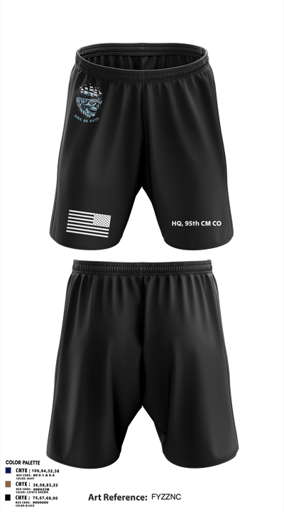 HQ, 95th CM CO 75493136 Athletic Shorts With Pockets - 3