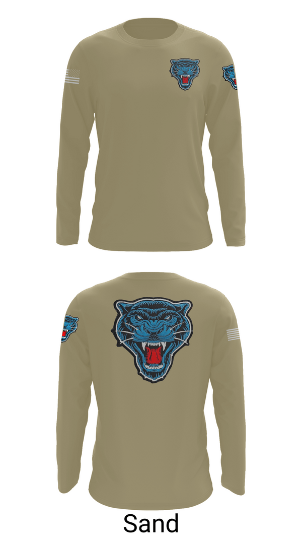 Long Sleeve Performance Shirt, Blue Panthers, , Teamtime, Team time, sublimation, custom sports apparel, team uniforms, spirit wear, spiritwear, sports uniforms, custom shirts, team store, custom team store, fundraiser sports, apparel fundraiser