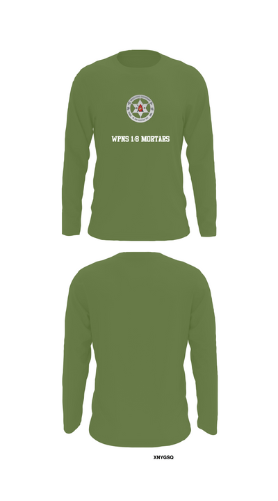 Wpns 1/8 Mortars 40720351 Long Sleeve Performance Shirt 52