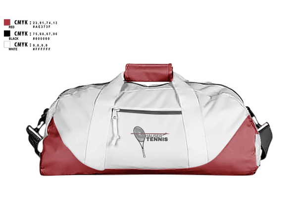 Duffle Bag, Hauser High School Tennis, Tennis, Teamtime, Team time, sublimation, custom sports apparel, team uniforms, spirit wear, spiritwear, sports uniforms, custom shirts, team store, custom team store, fundraiser sports, apparel fundraiser