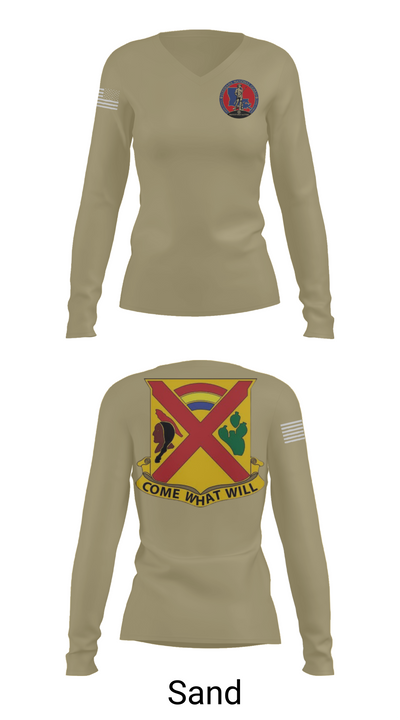 Charley troop 2-108 CAV 33316254 Women's Long Sleeve V-neck Shirt - 92