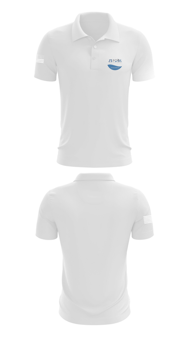 Short Sleeve Performance Polo, J’s Pool Solutions, , Teamtime, Team time, sublimation, custom sports apparel, team uniforms, spirit wear, spiritwear, sports uniforms, custom shirts, team store, custom team store, fundraiser sports, apparel fundraiser