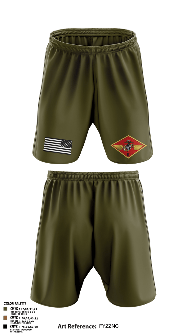 Athletic Shorts With Pockets, 2nd MAW, , Teamtime, Team time, sublimation, custom sports apparel, team uniforms, spirit wear, spiritwear, sports uniforms, custom shirts, team store, custom team store, fundraiser sports, apparel fundraiser