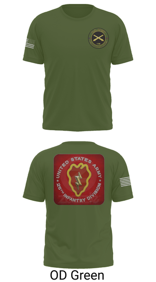 Short Sleeve Performance Shirt, 25th infantry division C-Btry 1/8 FA, , Teamtime, Team time, sublimation, custom sports apparel, team uniforms, spirit wear, spiritwear, sports uniforms, custom shirts, team store, custom team store, fundraiser sports, apparel fundraiser