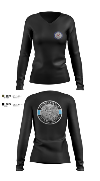 Womens Long Sleeve Vneck Shirt, Alabama ICAC, , Teamtime, Team time, sublimation, custom sports apparel, team uniforms, spirit wear, spiritwear, sports uniforms, custom shirts, team store, custom team store, fundraiser sports, apparel fundraiser