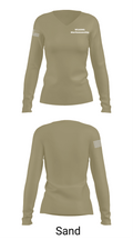 WIARNG Marksmanship 12854544 Women's Long Sleeve V-neck Shirt - 92