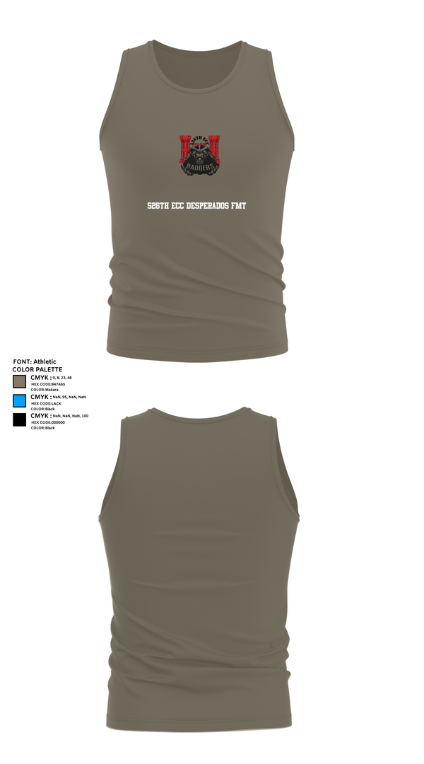 Tank Top, 526th ECC Desperados FMT, , Teamtime, Team time, sublimation, custom sports apparel, team uniforms, spirit wear, spiritwear, sports uniforms, custom shirts, team store, custom team store, fundraiser sports, apparel fundraiser