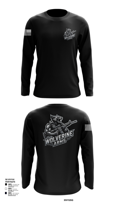 Long Sleeve Performance Shirt, Wolverine Arms, , Teamtime, Team time, sublimation, custom sports apparel, team uniforms, spirit wear, spiritwear, sports uniforms, custom shirts, team store, custom team store, fundraiser sports, apparel fundraiser