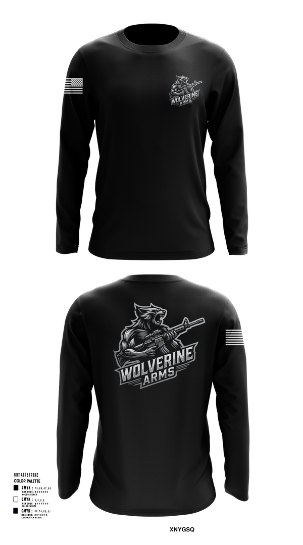 Long Sleeve Performance Shirt, Wolverine Arms, , Teamtime, Team time, sublimation, custom sports apparel, team uniforms, spirit wear, spiritwear, sports uniforms, custom shirts, team store, custom team store, fundraiser sports, apparel fundraiser