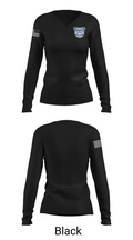 Bate Middle School (John W. Bate) Baseball 45359159 Women's Long Sleeve V-neck Shirt - 35