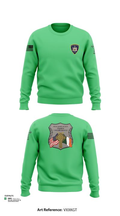 NYS Court Officer 64185384 Crew Neck Sweatshirt - 10