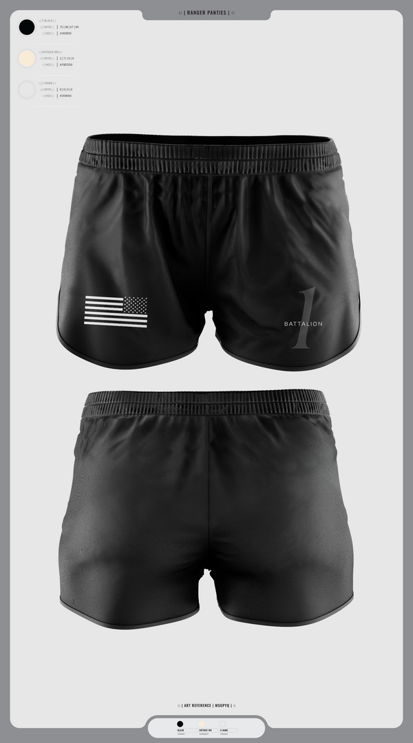 Ranger Panties, Battalion 1, , Teamtime, Team time, sublimation, custom sports apparel, team uniforms, spirit wear, spiritwear, sports uniforms, custom shirts, team store, custom team store, fundraiser sports, apparel fundraiser