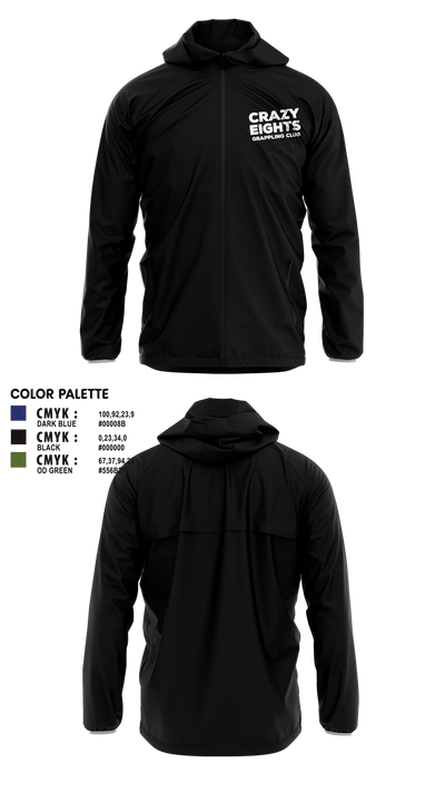 Crazy Eights Grappling Club 23765529 Windbreaker - 2