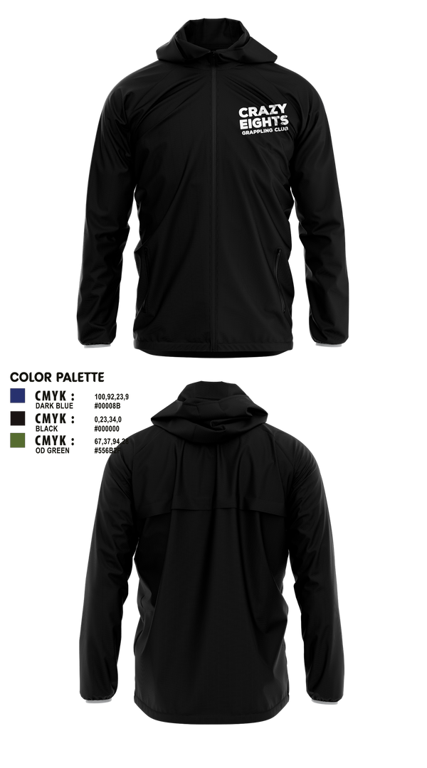 Windbreaker, Crazy Eights Grappling Club, Wrestling, Teamtime, Team time, sublimation, custom sports apparel, team uniforms, spirit wear, spiritwear, sports uniforms, custom shirts, team store, custom team store, fundraiser sports, apparel fundraiser