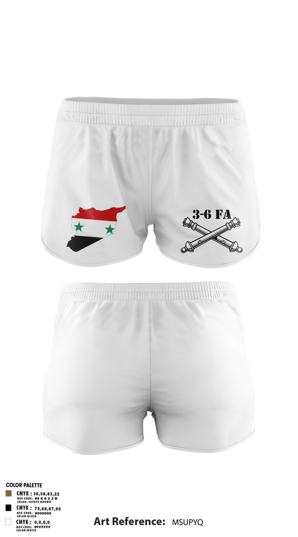 Ranger Panties, 3-6 FA, Army, Teamtime, Team time, sublimation, custom sports apparel, team uniforms, spirit wear, spiritwear, sports uniforms, custom shirts, team store, custom team store, fundraiser sports, apparel fundraiser