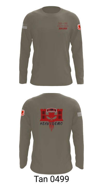 CESD Bravo 35th Engineer Battalion 45351759 Long Sleeve Performance Shirt 66