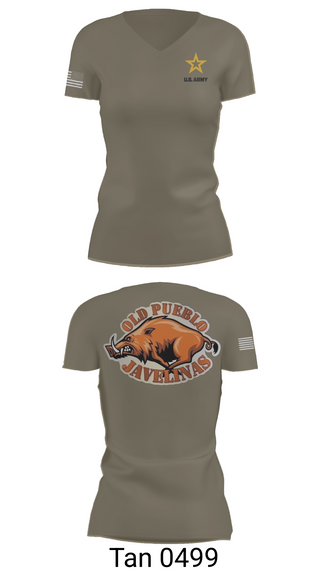 Womens Short Sleeve Vneck Shirt, Old Pueblo, , Teamtime, Team time, sublimation, custom sports apparel, team uniforms, spirit wear, spiritwear, sports uniforms, custom shirts, team store, custom team store, fundraiser sports, apparel fundraiser