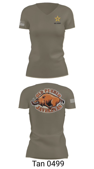 Old Pueblo 62113745 Women's Short Sleeve V-neck Shirt - 68