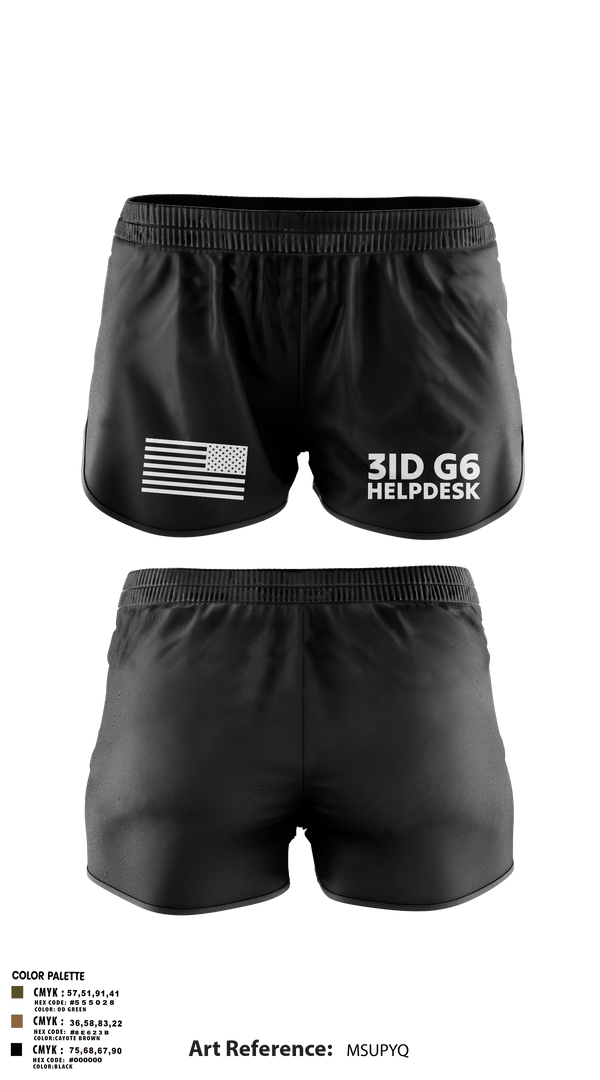 Ranger Panties, 3ID G6 Helpdesk, , Teamtime, Team time, sublimation, custom sports apparel, team uniforms, spirit wear, spiritwear, sports uniforms, custom shirts, team store, custom team store, fundraiser sports, apparel fundraiser