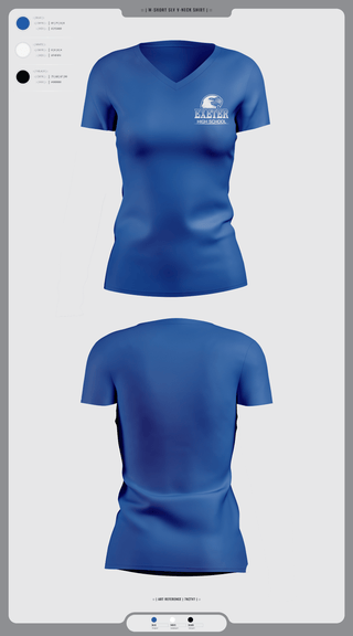 Womens Short Sleeve Vneck Shirt, Exeter Township Senior High School Field Hockey, Field Hockey, Teamtime, Team time, sublimation, custom sports apparel, team uniforms, spirit wear, spiritwear, sports uniforms, custom shirts, team store, custom team store, fundraiser sports, apparel fundraiser