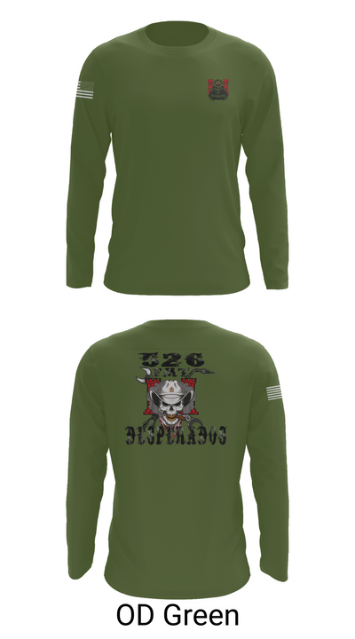 526th ECC Desperados FMT 5277023 Long Sleeve Performance Shirt 46