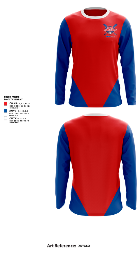 Long Sleeve Performance Shirt, NABA Richmond Baseball, Baseball, Teamtime, Team time, sublimation, custom sports apparel, team uniforms, spirit wear, spiritwear, sports uniforms, custom shirts, team store, custom team store, fundraiser sports, apparel fundraiser