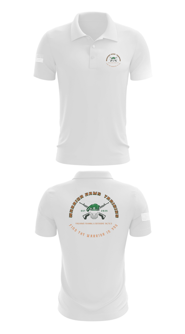 Short Sleeve Performance Polo, Warrior Arms Training, , Teamtime, Team time, sublimation, custom sports apparel, team uniforms, spirit wear, spiritwear, sports uniforms, custom shirts, team store, custom team store, fundraiser sports, apparel fundraiser