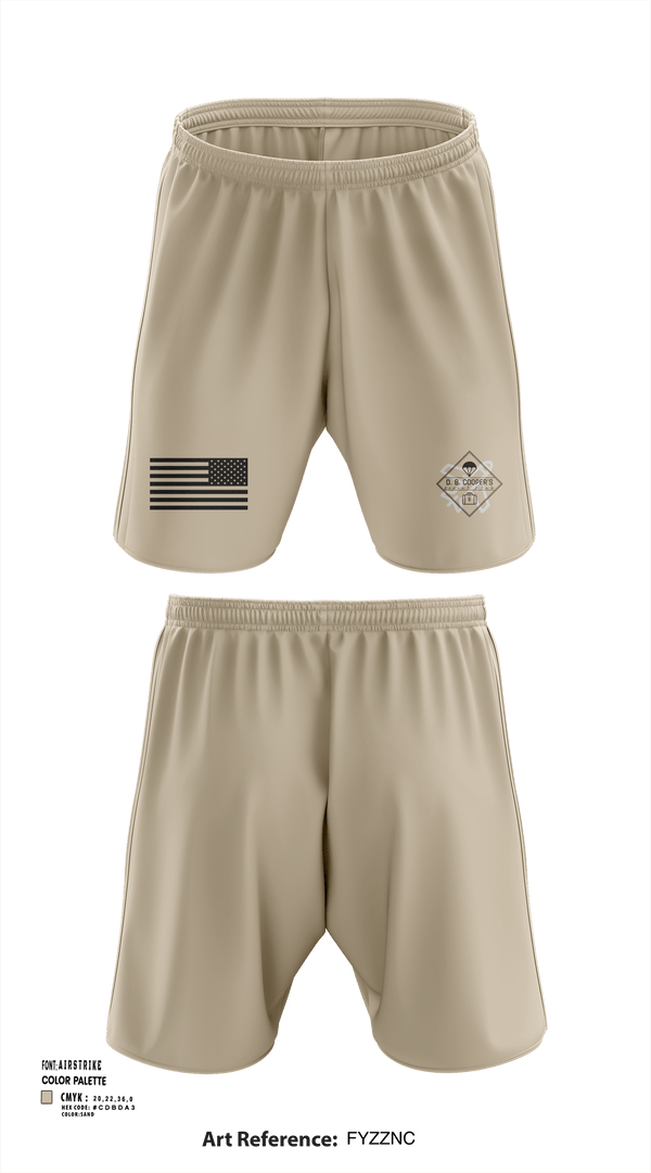 Athletic Shorts With Pockets, D.B. Coopers, , Teamtime, Team time, sublimation, custom sports apparel, team uniforms, spirit wear, spiritwear, sports uniforms, custom shirts, team store, custom team store, fundraiser sports, apparel fundraiser
