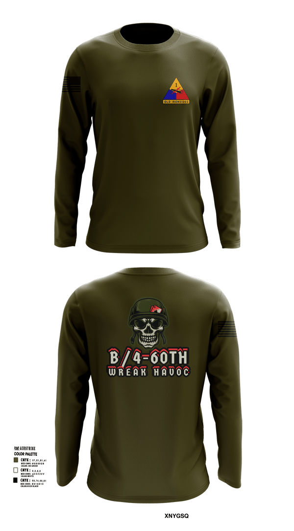 Long Sleeve Performance Shirt, B/4-60TH ADAR, Army, Teamtime, Team time, sublimation, custom sports apparel, team uniforms, spirit wear, spiritwear, sports uniforms, custom shirts, team store, custom team store, fundraiser sports, apparel fundraiser