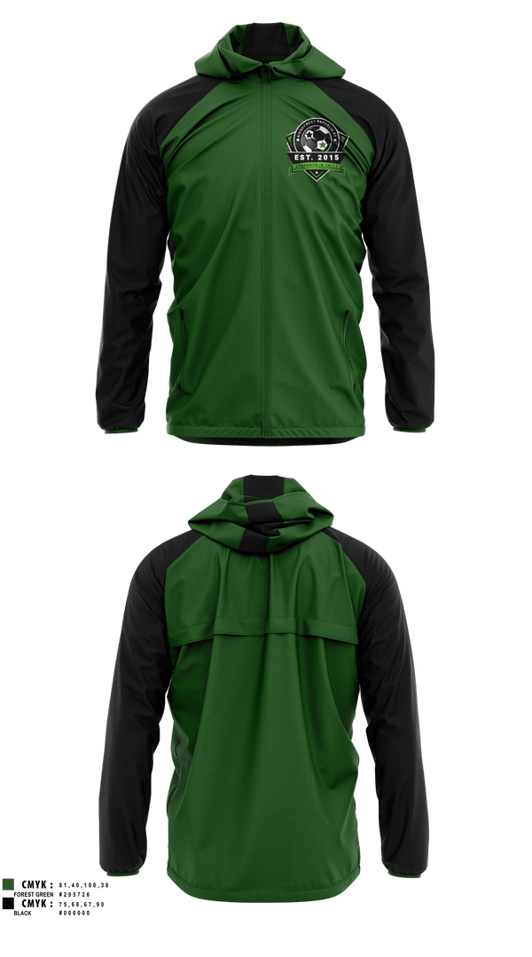 Windbreaker, Ridgecrest Republic FC, Women's Soccer, Teamtime, Team time, sublimation, custom sports apparel, team uniforms, spirit wear, spiritwear, sports uniforms, custom shirts, team store, custom team store, fundraiser sports, apparel fundraiser