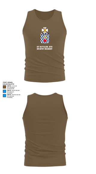 Tank Top, 1st Battalion, 16th Infantry Regiment, , Teamtime, Team time, sublimation, custom sports apparel, team uniforms, spirit wear, spiritwear, sports uniforms, custom shirts, team store, custom team store, fundraiser sports, apparel fundraiser