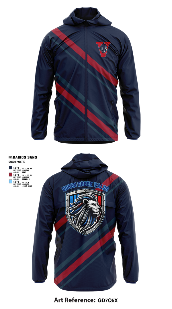 Windbreaker, Valor, , Teamtime, Team time, sublimation, custom sports apparel, team uniforms, spirit wear, spiritwear, sports uniforms, custom shirts, team store, custom team store, fundraiser sports, apparel fundraiser