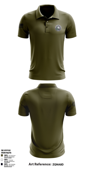 C Co. 2-13th 90946488 Short Sleeve Performance Polo - 3